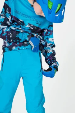 Endura MT500 JR Burner Kids Pants In Black -De Ver Cycles Shop E7147 detail bp05