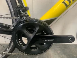 De Ver Flight Shimano Ultegra 105 Mix Aluminium Road Race Bike In Yellow -De Ver Cycles Shop FlightUltegra1057