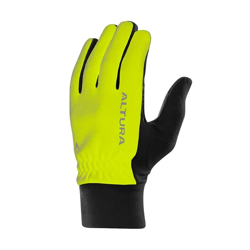 Altura Microfleece Gloves In Yellow 1 Altura Microfleece Gloves In Yellow