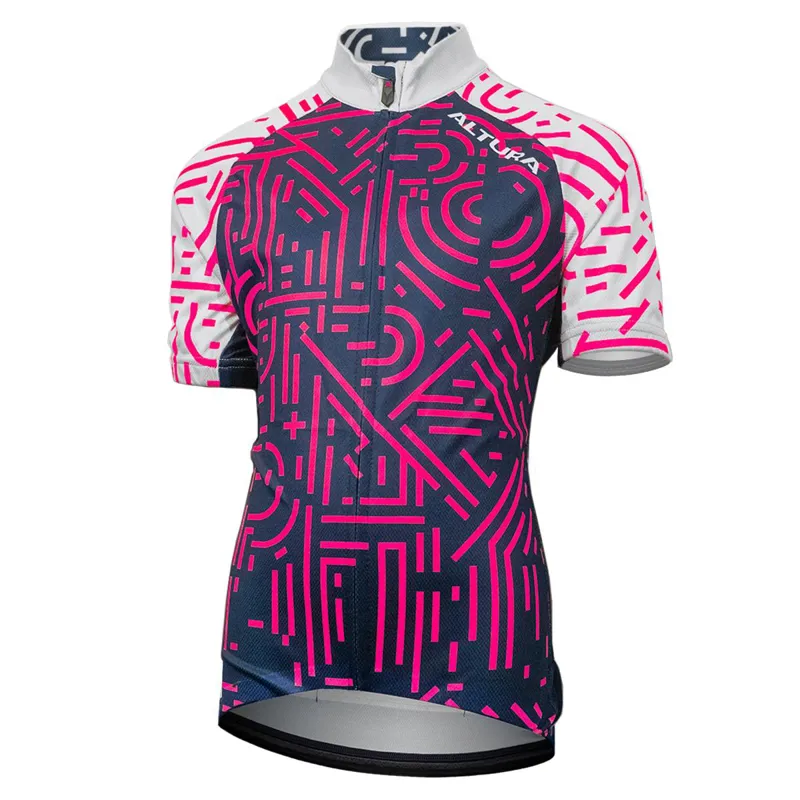 Altura Kids Icon Short Sleeve Jersey In Pink 1 Altura Kids Icon Short Sleeve Jersey In Pink