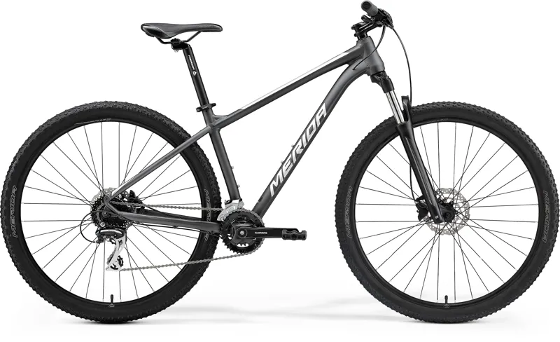 Merida Big Nine 20 Mountain Bike In Black/Silver 1 Merida Big Nine 20 Mountain Bike In Black/Silver