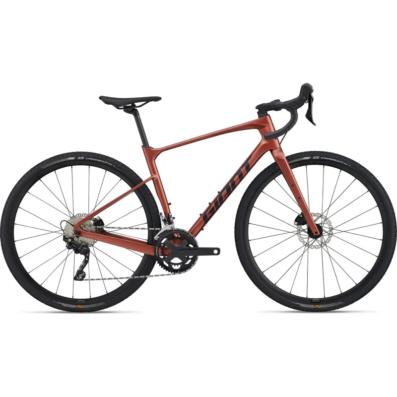 Giant Revolt Advanced 3 Gravel Bike In Terracotta 1 Giant Revolt Advanced 3 Gravel Bike In Terracotta