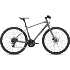 2022 Liv Alight DD Disc 2 Womens Hybrid Bike In Purple Ash