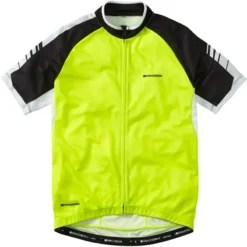 Madison Peloton Short Sleeved Mens Jersey In Yellow