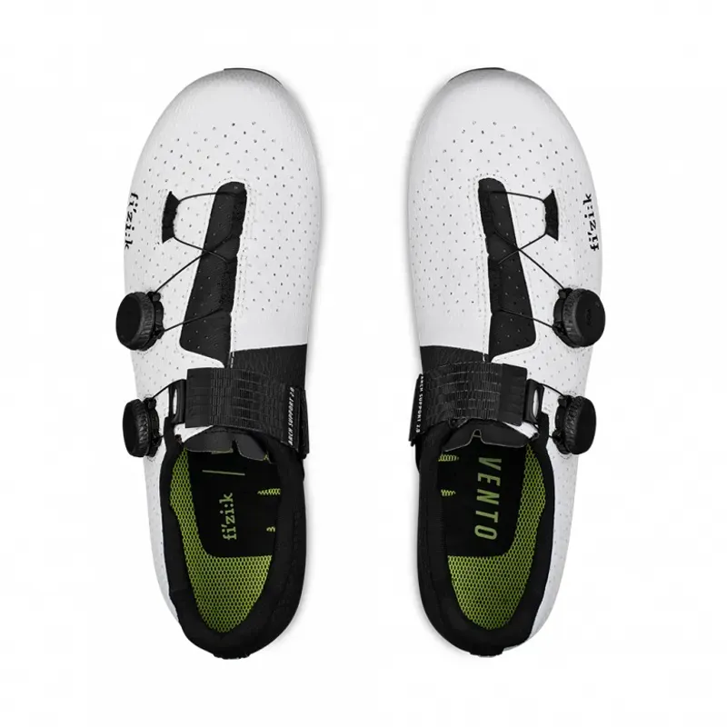 Fizik Vento Stabilita Carbon Road Shoes In White/Black 1 Fizik Vento Stabilita Carbon Road Shoes In White/Black