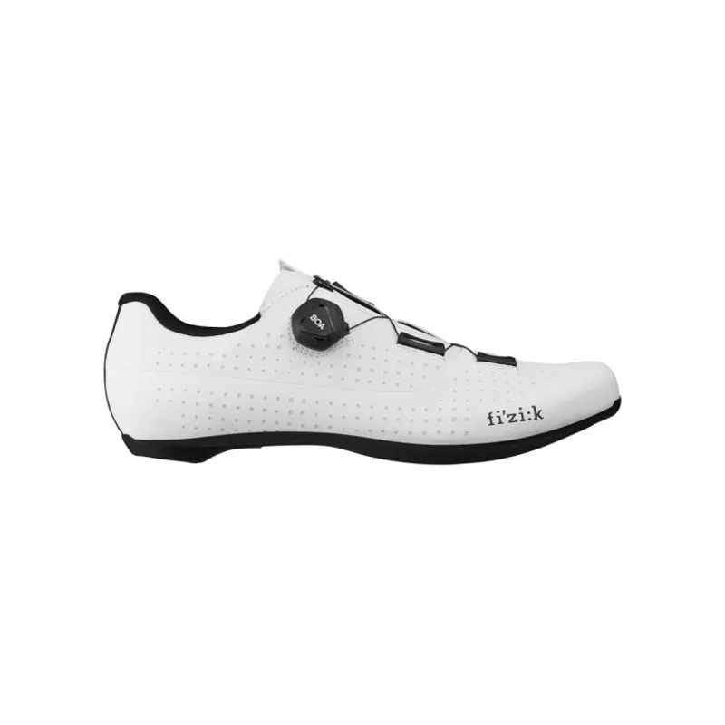 Fizik R4 Tempo Overcurve Wide Road Shoes In White/Black 1 Fizik R4 Tempo Overcurve Wide Road Shoes In White/Black