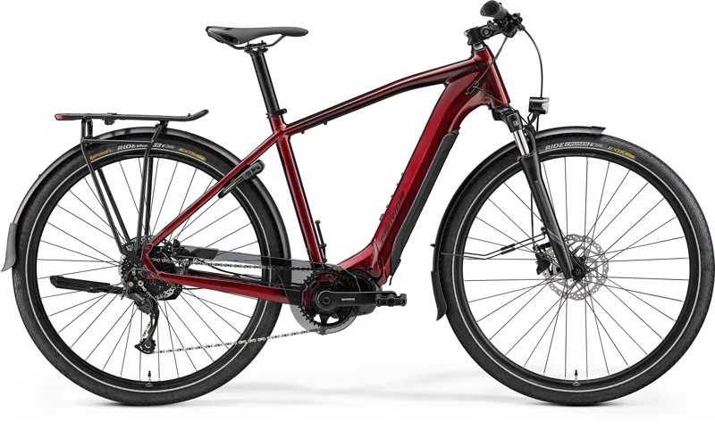 2022 Merida ESpresso 400 S EQ MY22 Hybrid Bike In Red 1 2022 Merida ESpresso 400 S EQ MY22 Hybrid Bike In Red