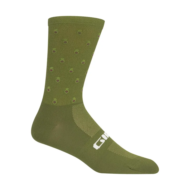 Giro Comp Racer High Rise Cycling Socks In Green 1 Giro Comp Racer High Rise Cycling Socks In Green