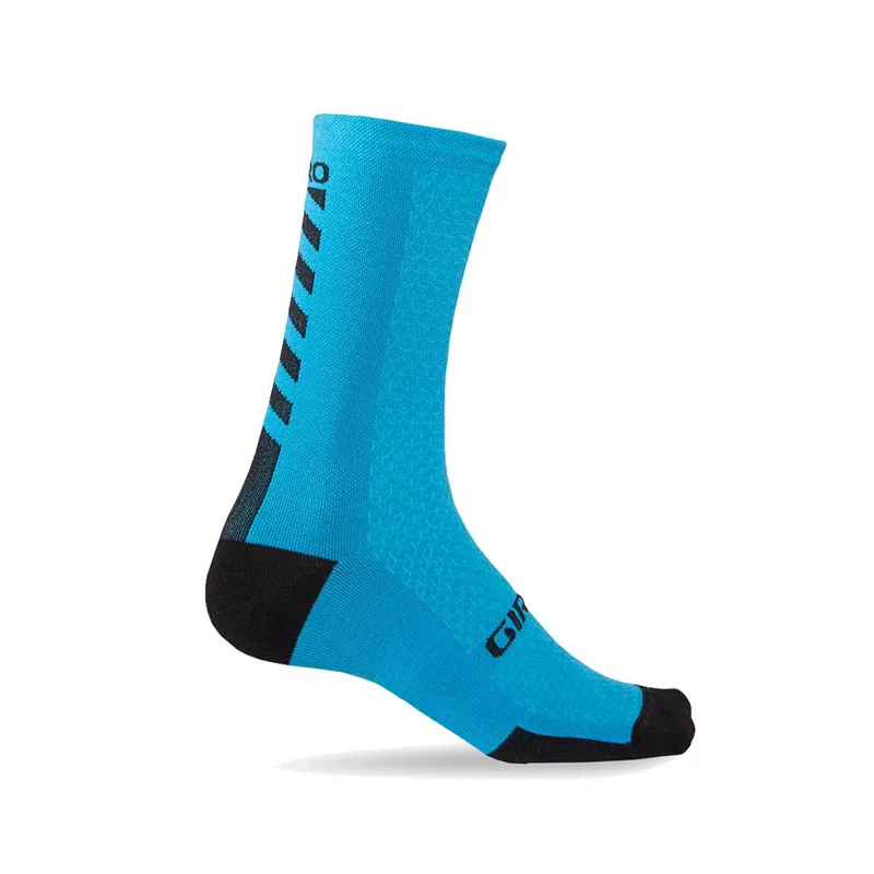 Giro Hrc+ Merino Wool Cycling Socks In Blue 1 Giro Hrc+ Merino Wool Cycling Socks In Blue