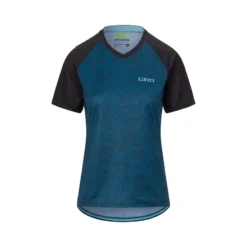 Giro Women's Roust Short Sleeve MTB Jersey In Blue