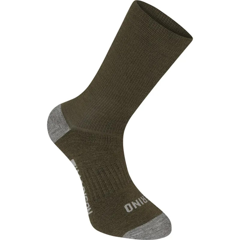 Madison Isoler Merino Deep Winter Socks In Green 2 Madison Isoler Merino Deep Winter Socks In Green - Image 2