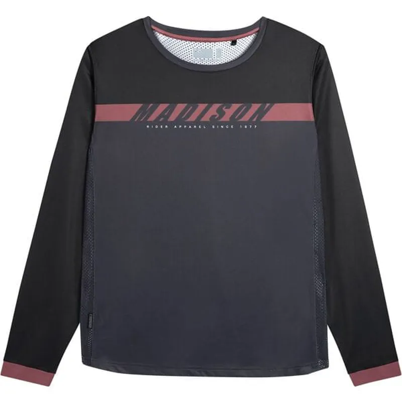 Madison Flux LS Women's Jersey In Black 1 Madison Flux LS Women's Jersey In Black