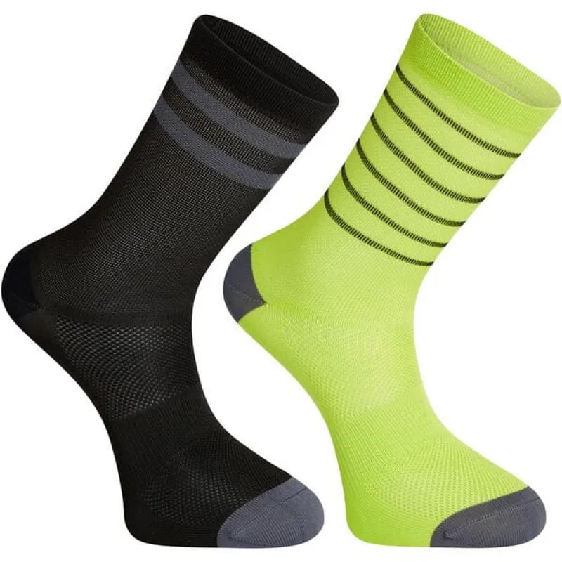 Madison Sportive Mid 2PK Socks In Black 1 Madison Sportive Mid 2PK Socks In Black