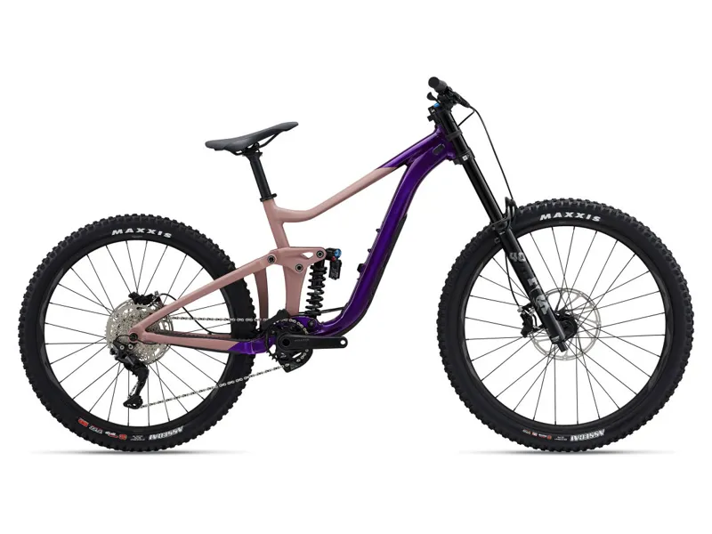 Giant Reign SX Mountain Bike In Purple/Petra Clay 1 Giant Reign SX Mountain Bike In Purple/Petra Clay