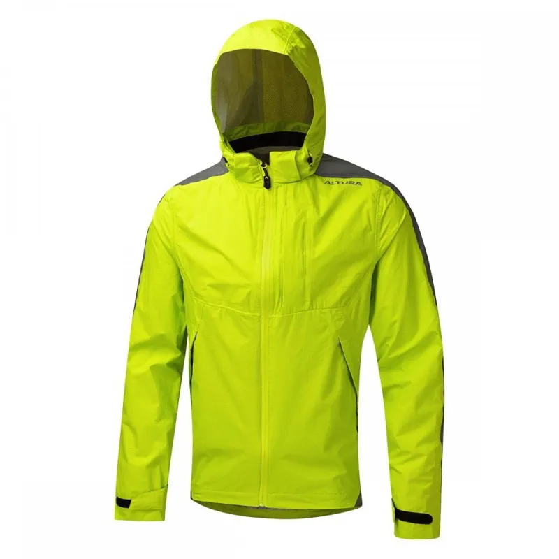 Altura Nightvision Typhoon Waterproof Jacket In Lime 1 Altura Nightvision Typhoon Waterproof Jacket In Lime