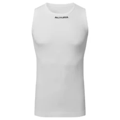 Altura Tempo Seamless Sleeveless Baselayer In White