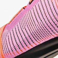 Fizik Vento Powerstrap Aeroweave Shoes In Coral/Black -De Ver Cycles Shop vento powerstrap aeroweave fizik 6 summer road racing shoes coral orange 1