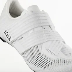 Fizik Vento Powerstrap Aeroweave Shoes In White -De Ver Cycles Shop vento powerstrap aeroweave fizik 7 white breathable road racing shoes 1